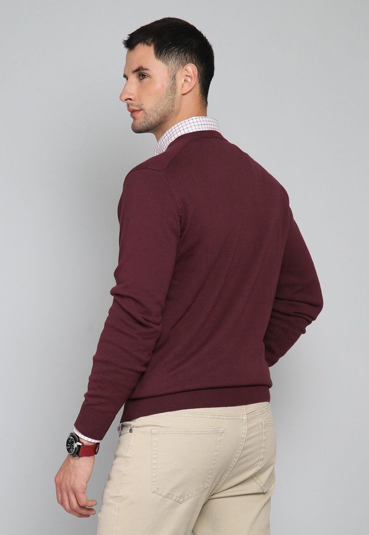 Sweater Cuello V Arrow SW31030BU-1