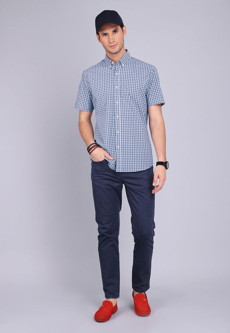 Camisa Cuadros Manga Corta Arrow CM3017SNB-3