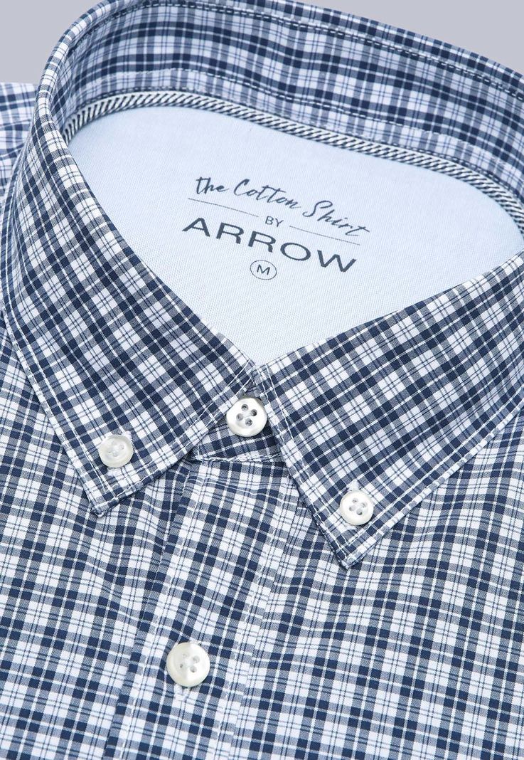 Camisa Cuadros Manga Corta Arrow CM3017SNB-4