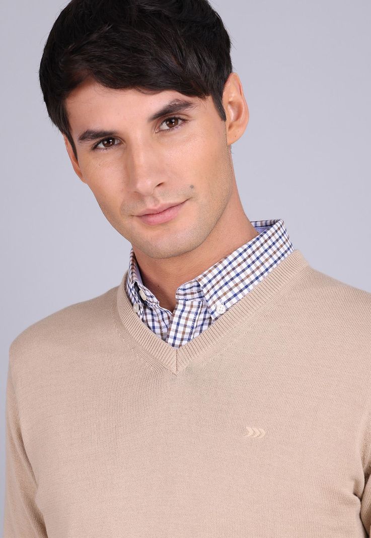 Sweater Cuello V Arrow SW3020SBE-2