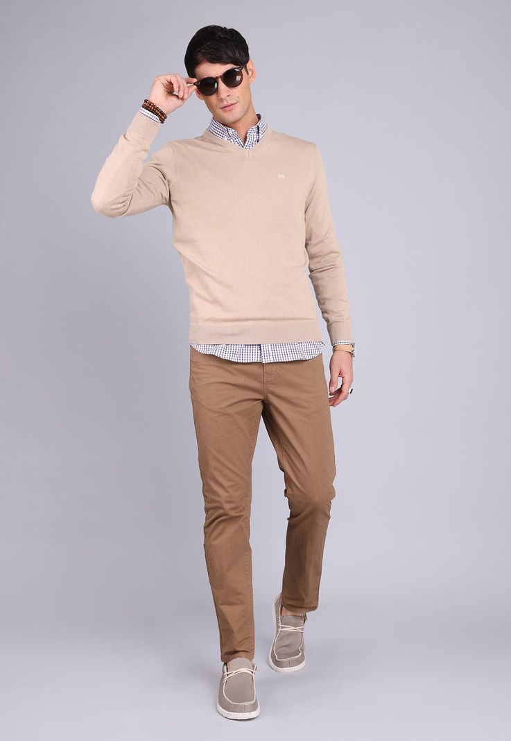 Sweater Cuello V Arrow SW3020SBE-3