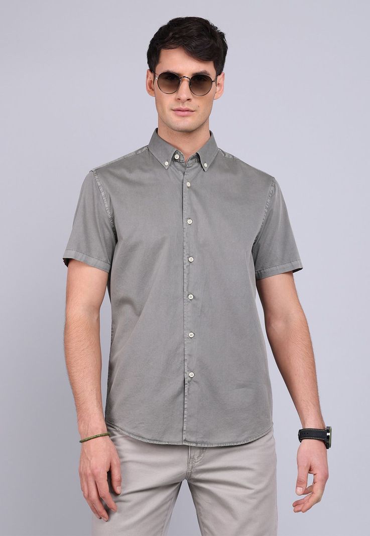 Camisa Manga Corta Garment Dyed Arrow CM3041SVE-0