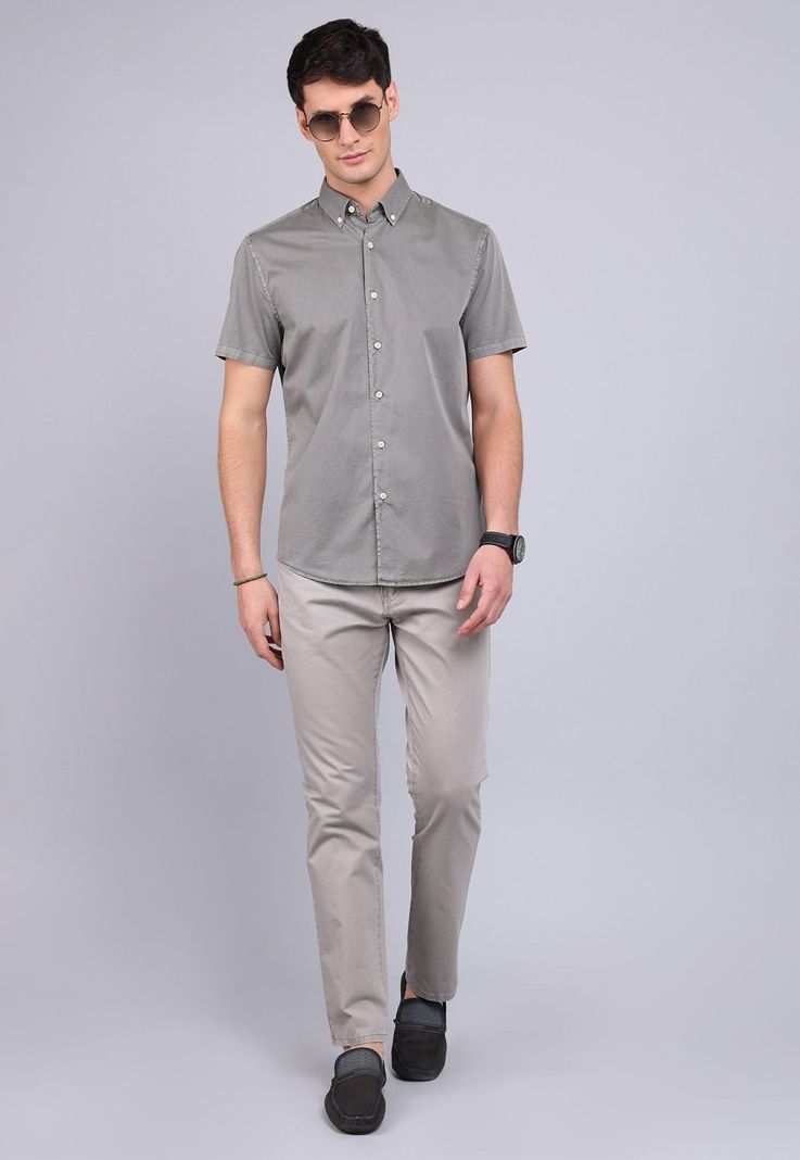 Camisa Manga Corta Garment Dyed Arrow CM3041SVE-3