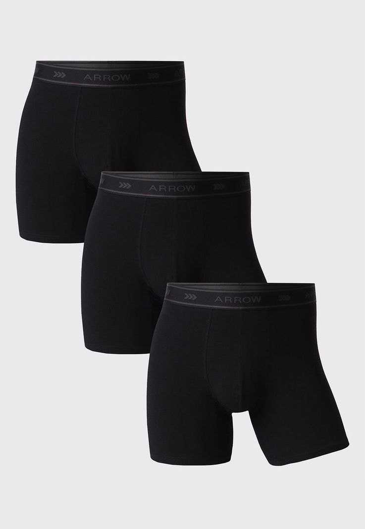 Boxer 3 Unidades Liso Arrow BOT3001SU-0