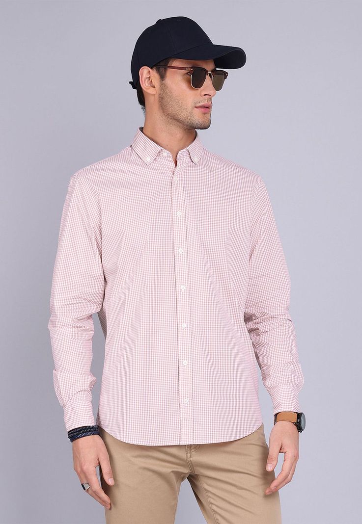 Camisa Cuadros Manga Larga Arrow CM3003SRD-0