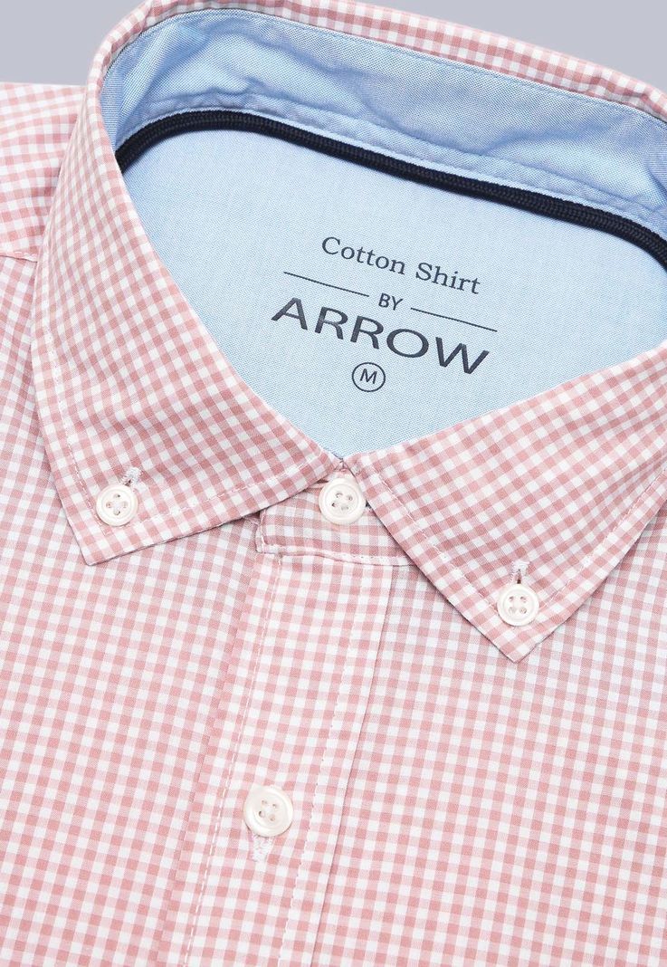 Camisa Cuadros Manga Larga Arrow CM3003SRD-5