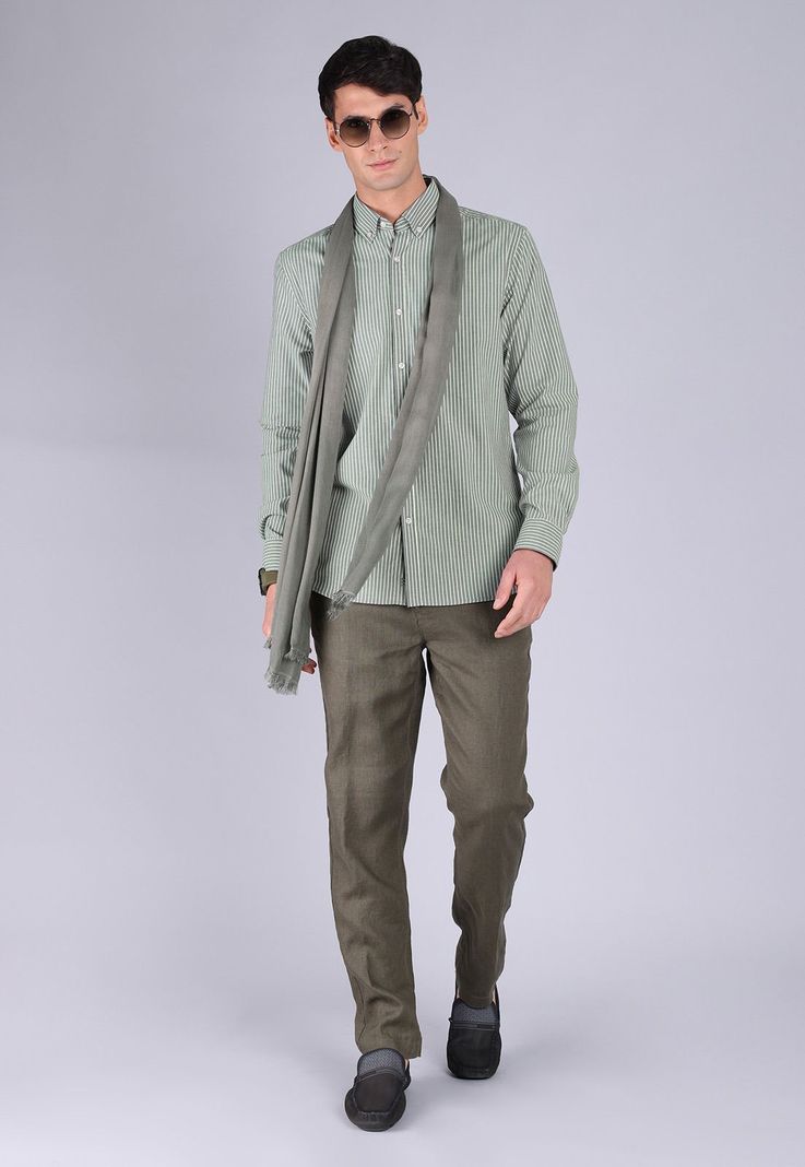 Camisa Oxford Rayas Manga Larga Arrow CM3016SGR-3
