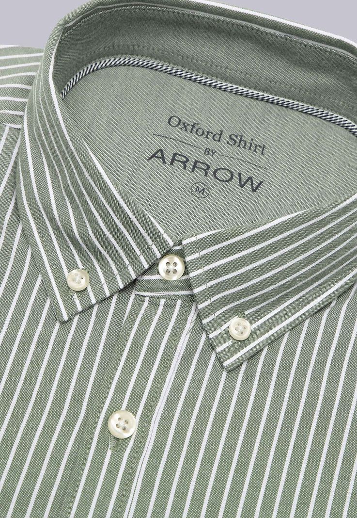 Camisa Oxford Rayas Manga Larga Arrow CM3016SGR-4