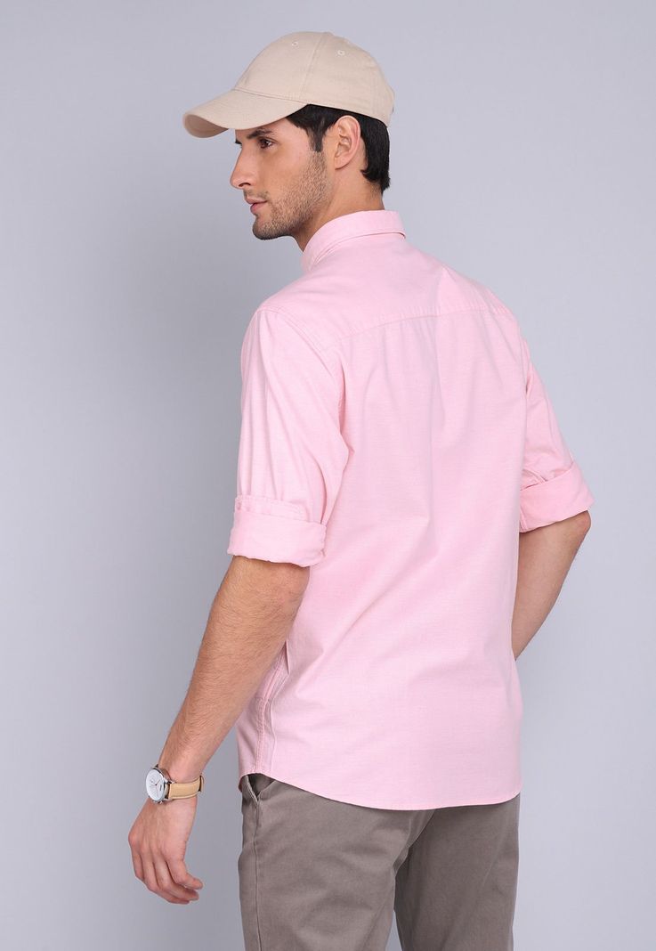 Camisa Oxford Spandex Manga Larga Arrow CM3001SRD-3