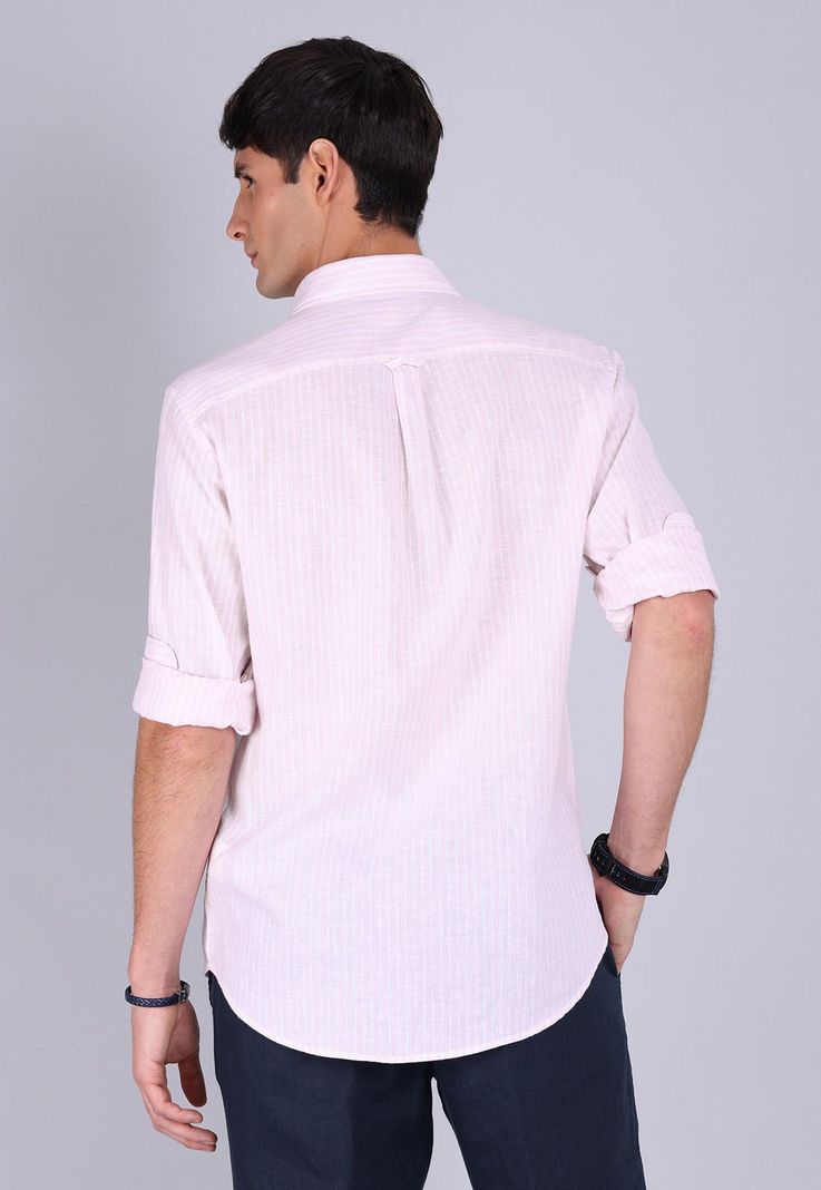 Camisa Lino Manga Larga Arrow CM3059SRD-1