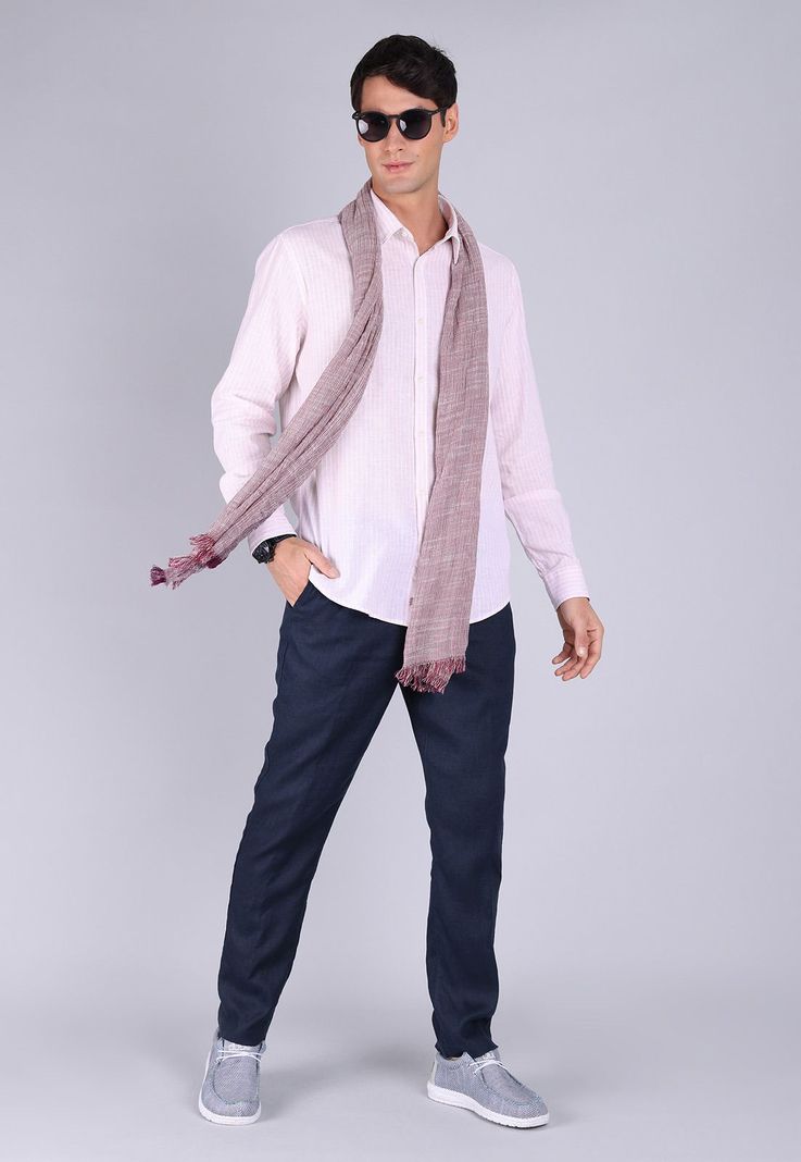 Camisa Lino Manga Larga Arrow CM3059SRD-3