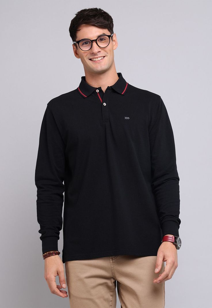 Polera Piqué Manga Larga Arrow PO2720WNE-0