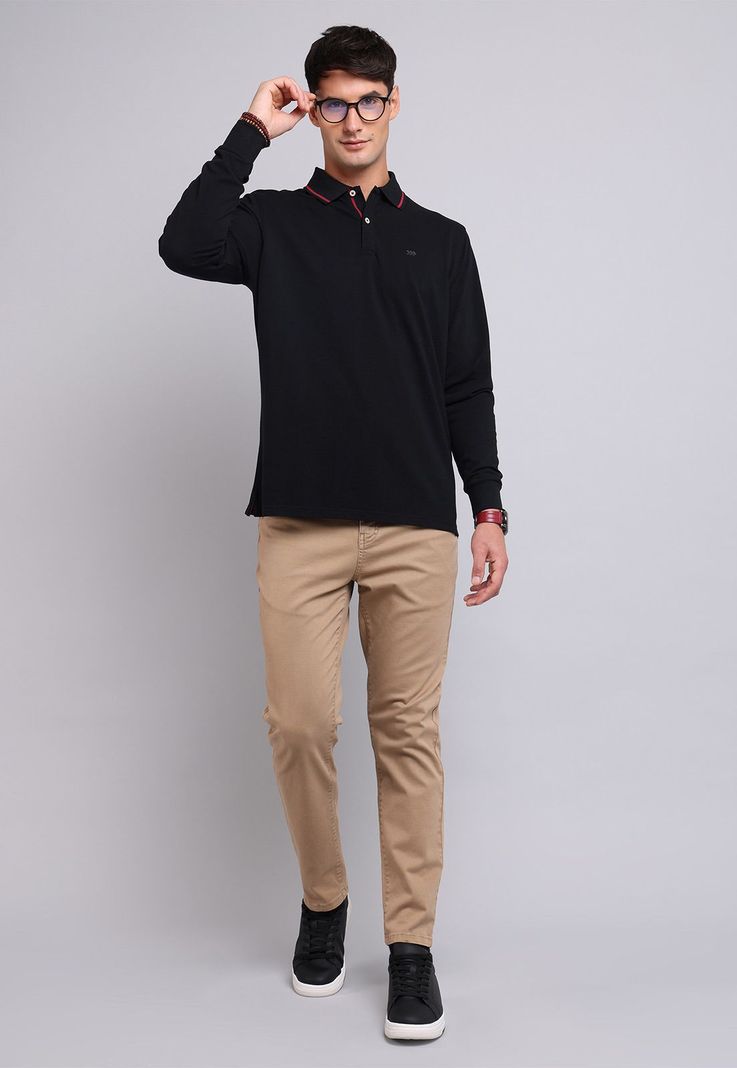 Polera Piqué Manga Larga Arrow PO2720WNE-3