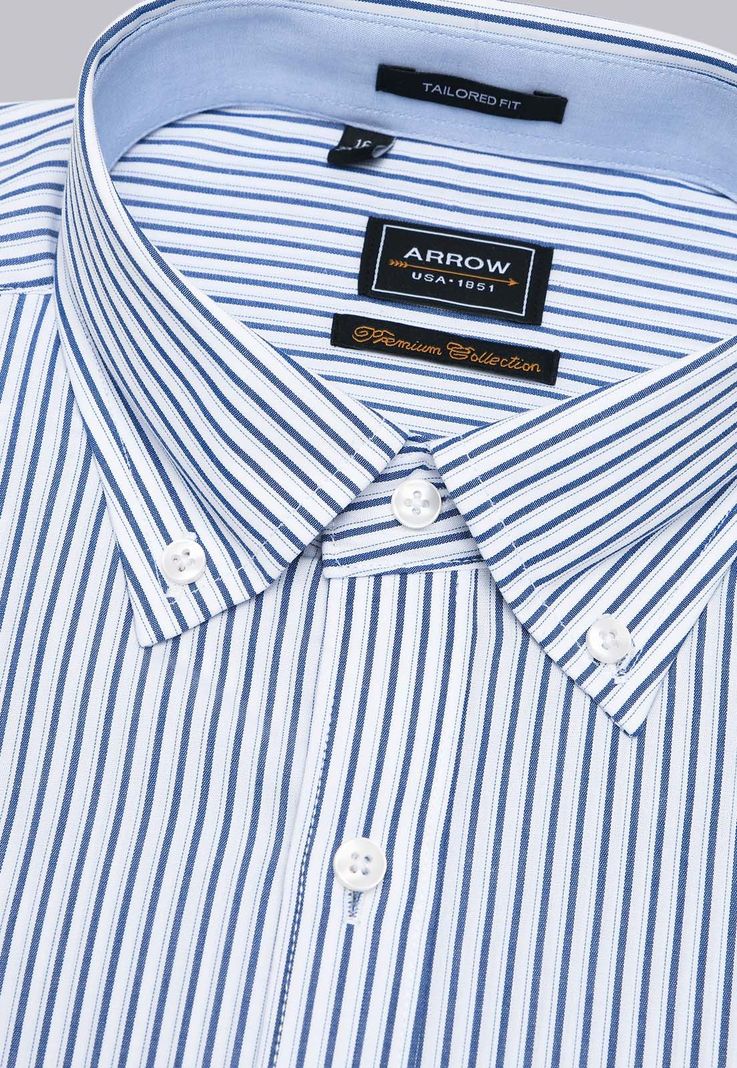 Camisa Formal A Rayas Arrow ARM9034AZ-1