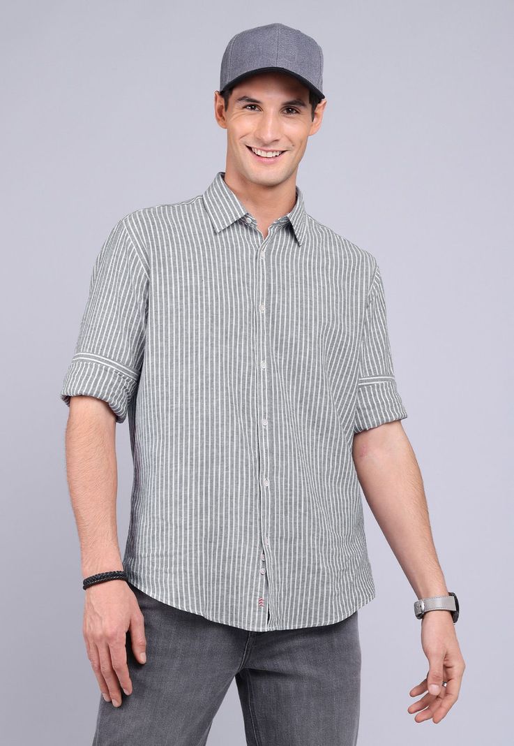 Camisa Lino Manga Larga Arrow CM3059SOL-0