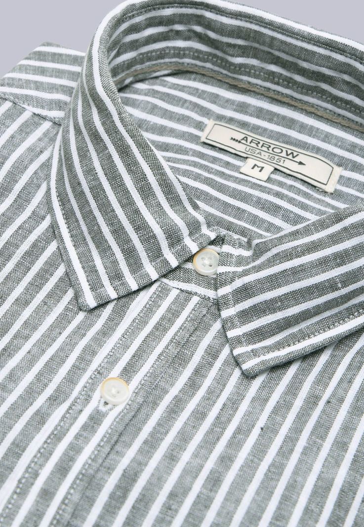 Camisa Lino Manga Larga Arrow CM3059SOL-4