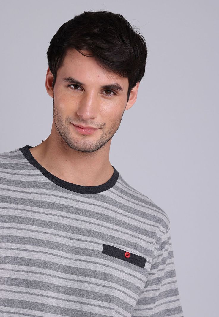 Pijama Corto Cuello Redondo Arrow P1V3008GR-2