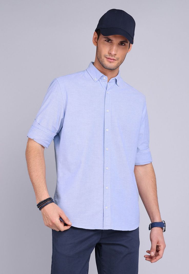 Camisa Oxford Spandex Manga Larga Arrow CM3001SCE-0