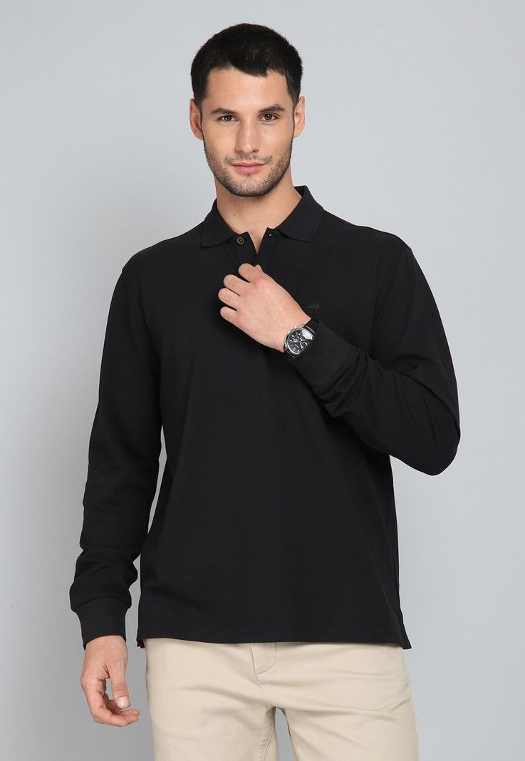 Polera Piqué Manga Larga Arrow PO31011NE-0