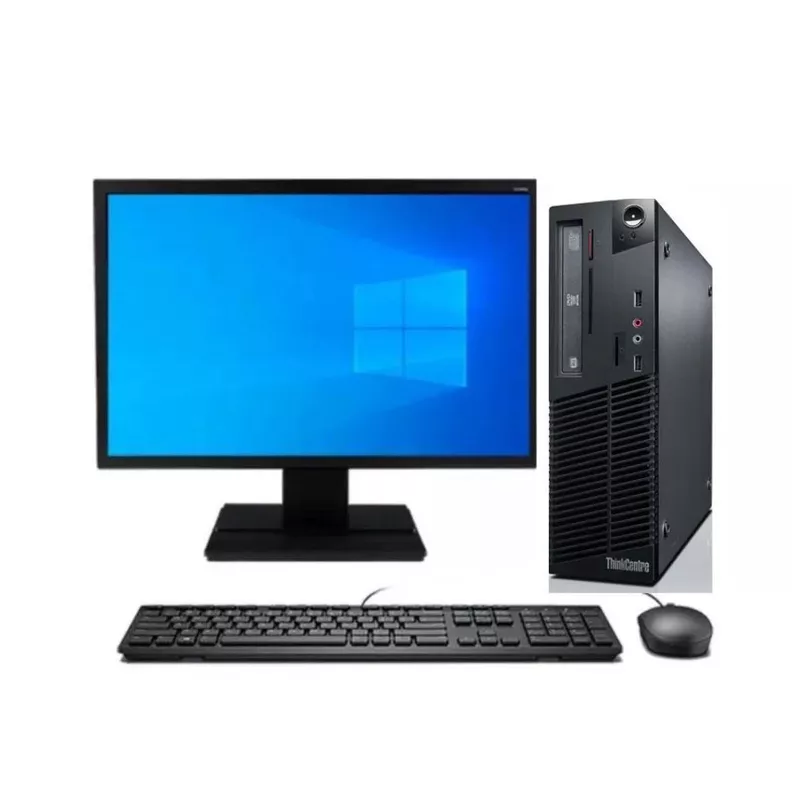KIT COMPUTADOR LENOVO THINKCENTRE M72E INTEL CORE I5 3.30GHZ 240GB SSD 8GB RAM WIN10 PRO