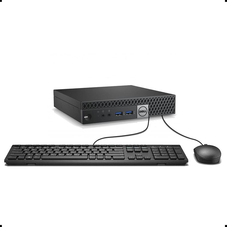 COMPUTADOR DELL OPTIPLEX 3040 MICRO INTEL CORE I5 3.1GHZ 8GB RAM DDR3 240GB SSD WIN10 PRO + KIT-4