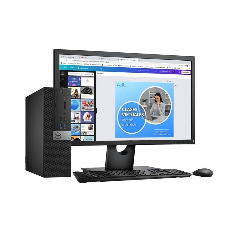 COMPUTADOR DELL OPTIPLEX 3040 / INTEL CORE i7 4.0GHZ / 16GB RAM DDR4 / 240GB HD SSD-0