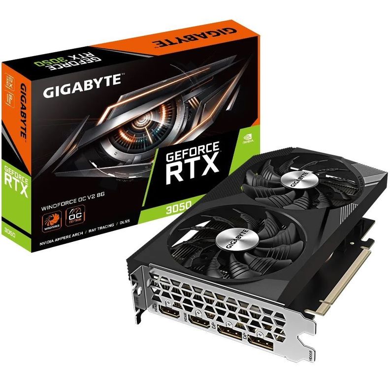 TARJETA GRÁFICA NVIDIA GEFORCE RTX™ 3050 WINDFORCE OC V2 6G-0