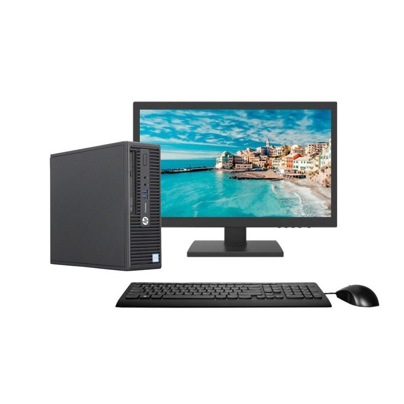 KIT PC HP PRODESK 400 G3 SFF INTEL CORE I7 4.00GHZ 8GB RAM 256GB