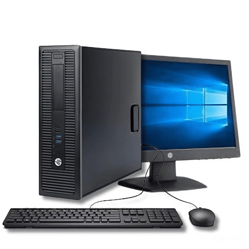 KIT COMPUTADOR HP PRODESK 600 G2 SFF INTEL CORE I5 3.60GHZ 8GB RAM DDR4 500GB HDD 240GB SSD WIN10-0