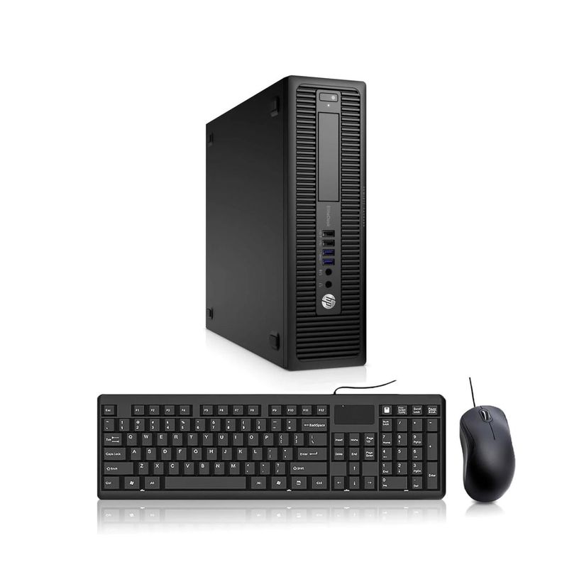 COMPUTADOR HP ELITEDESK 705 G1 SFF AMD A8 PRO 3.80 GHZ 8GB RAM DDR3 500GB HDD 240GB SSD WIN10 PRO-4