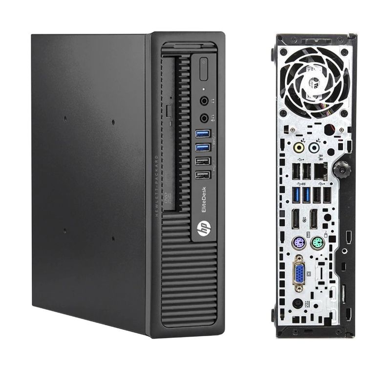 COMPUTADOR HP ELITEDESK 800 G1 / INTEL CORE i7 3.40GHZ / 240GB SSD + 500GB HDD / 16GB RAM DDR4-2