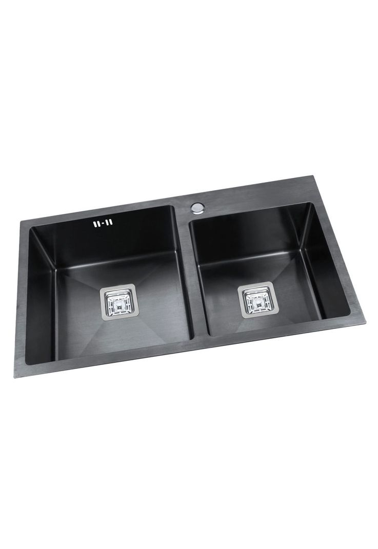 Lavaplatos Doble Gröner Black 801DHB-3