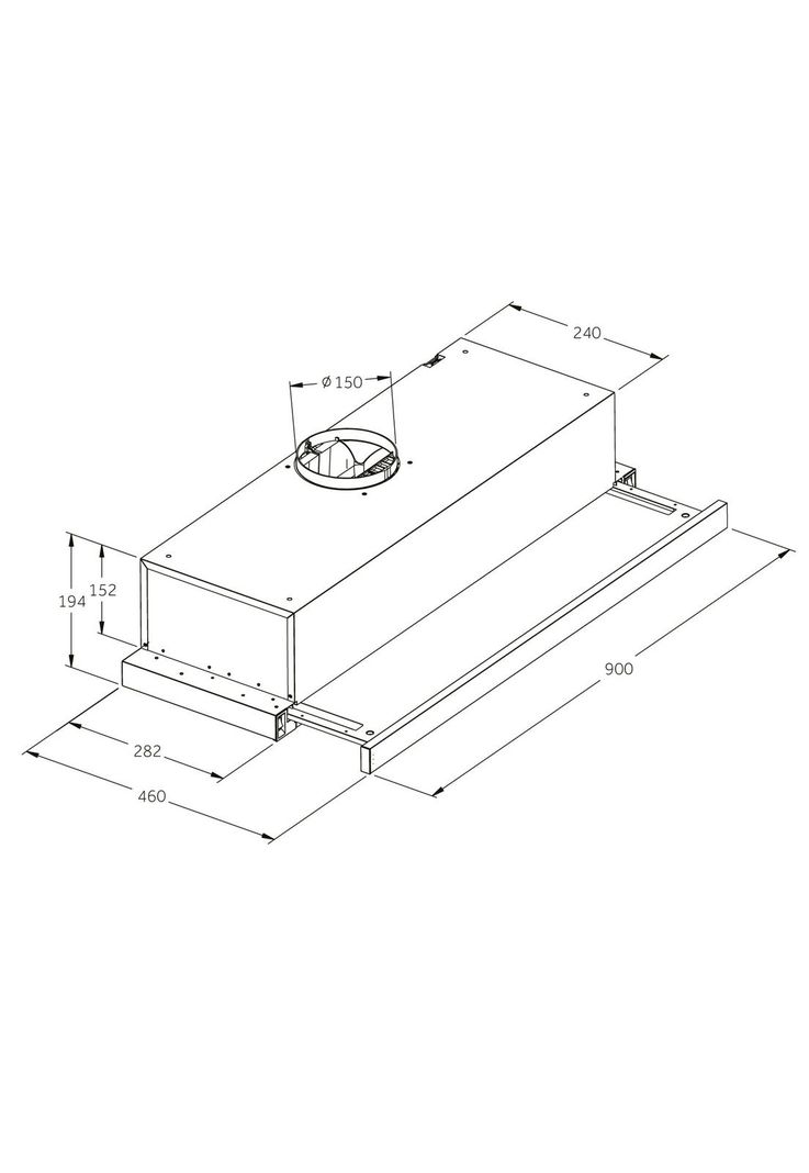 Campana Telescópica Gröner Inox 90 cm-6