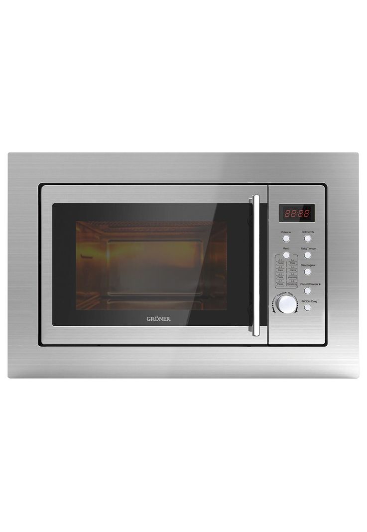 Microondas Empotrado Gröner Inox Grill 25L-0