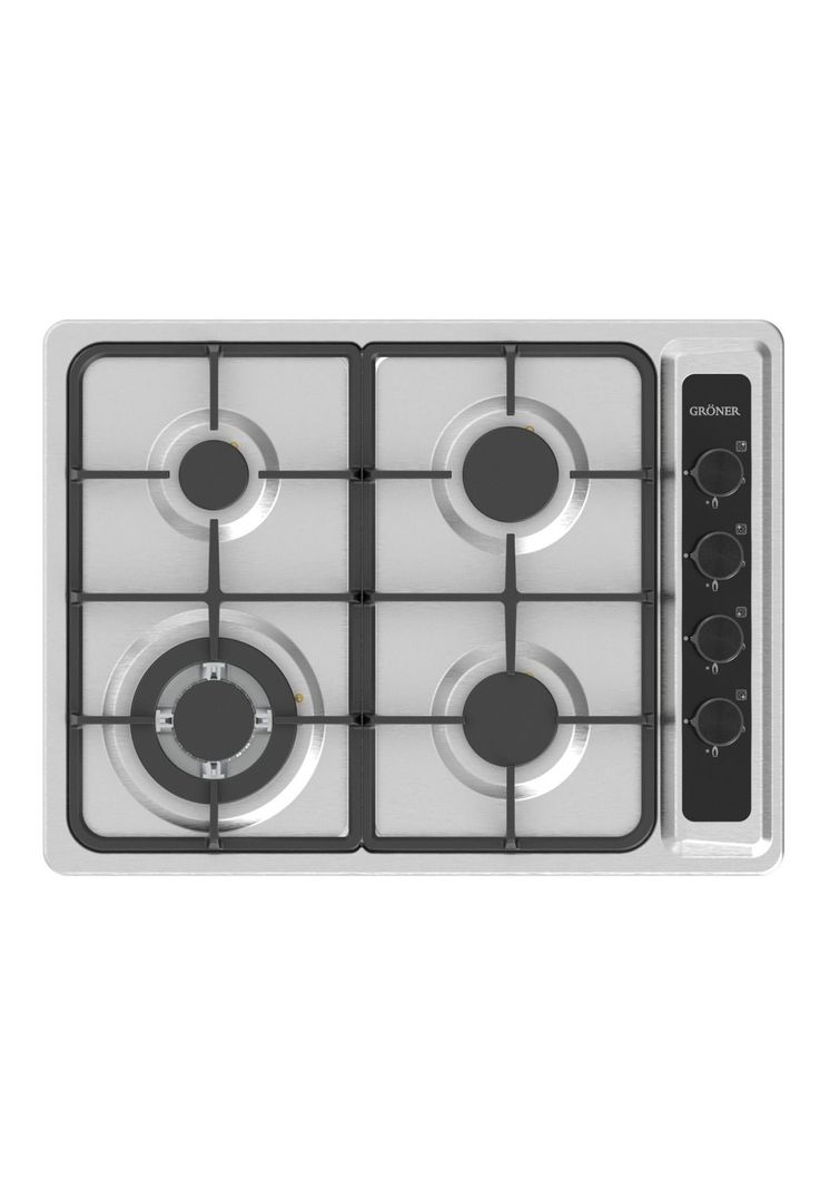  Encimera a Gas Gröner Inox XS 4Q-0