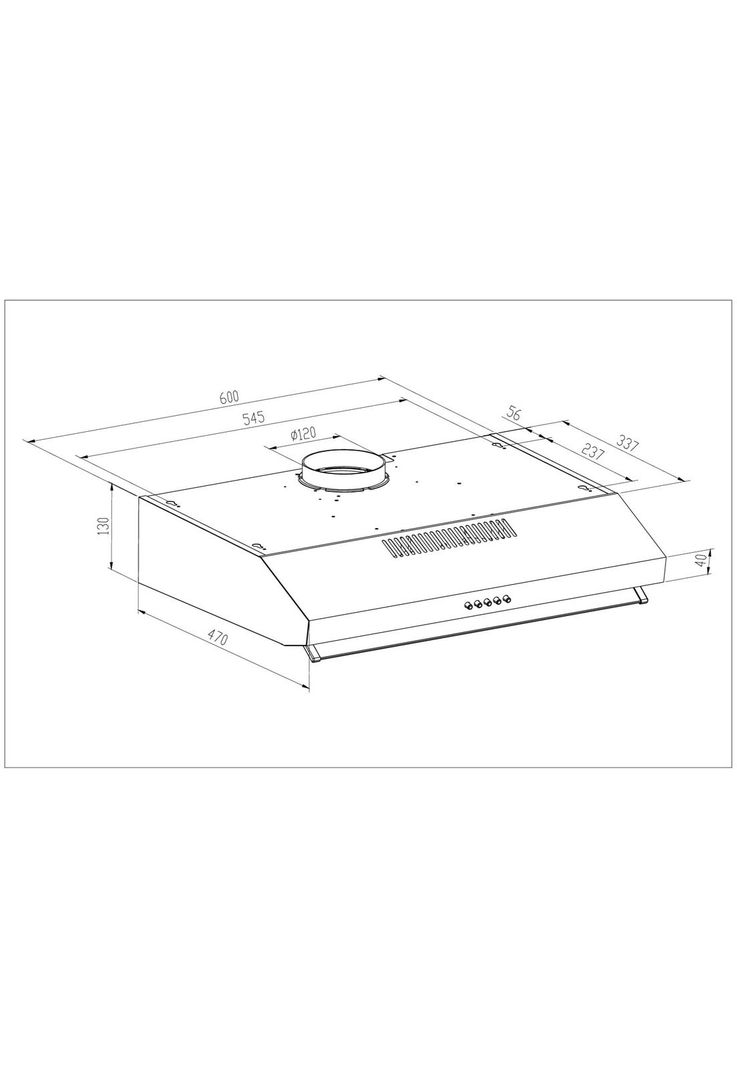 Campana Extractora Gröner Inox 60cm-4