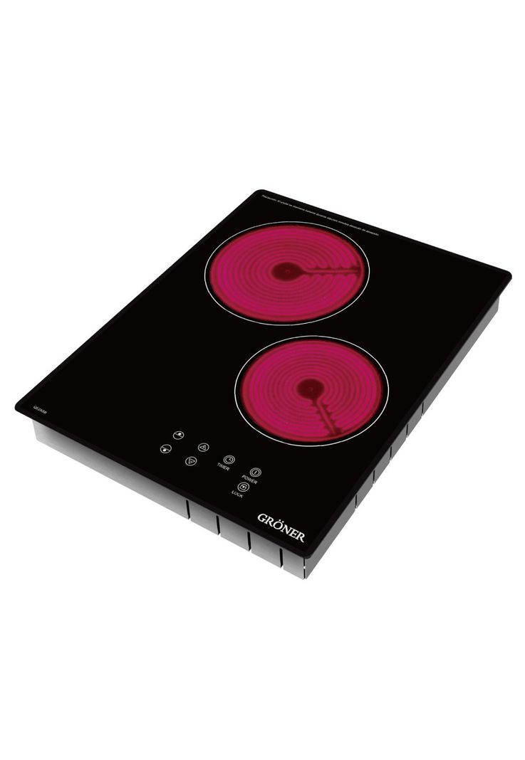 Encimera Vitrocerámica Gröner Touch Black XS 2Q-3
