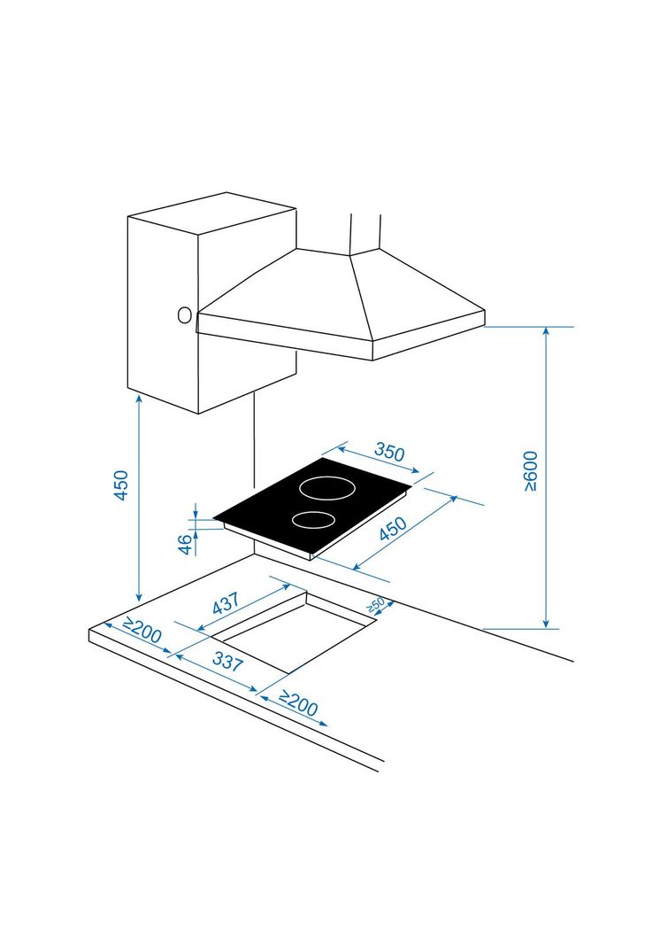 Encimera Vitrocerámica Gröner Touch Black XS 2Q-4