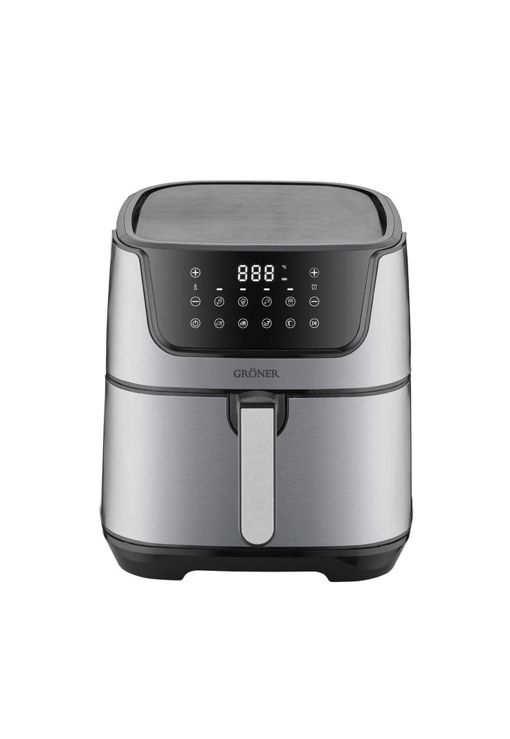 Freidora de Aire Digital Groner 7L Plateado Metalico