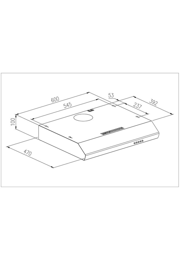 Campana Extractora Gröner Inox 60 cm-3