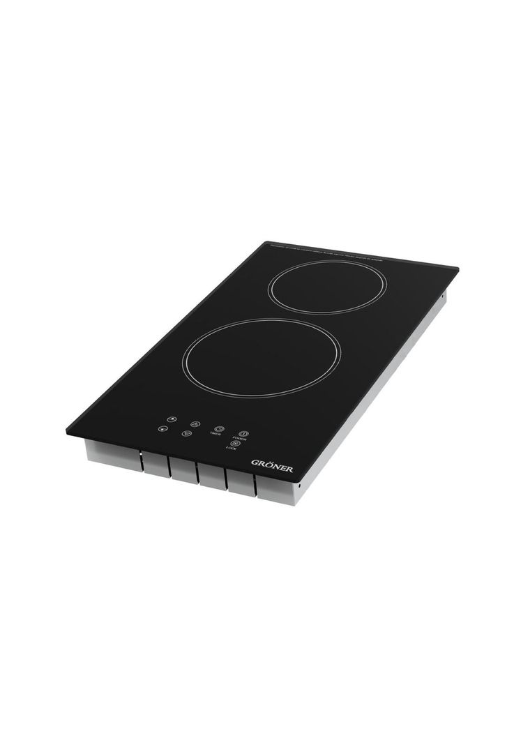 Encimera Vitrocerámica Gröner Touch Black 2Q-2