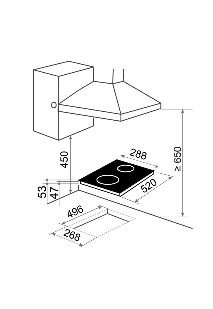 Encimera Vitrocerámica Gröner Touch Black 2Q-3
