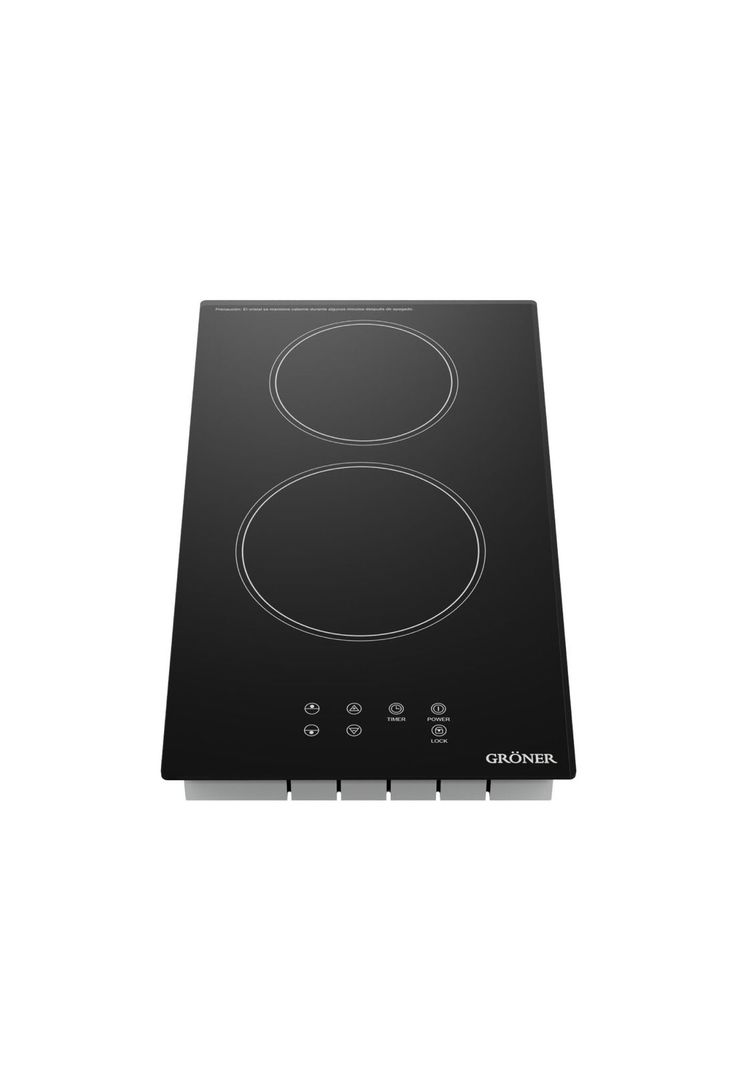 Encimera Vitrocerámica Gröner Touch Black 2Q-4
