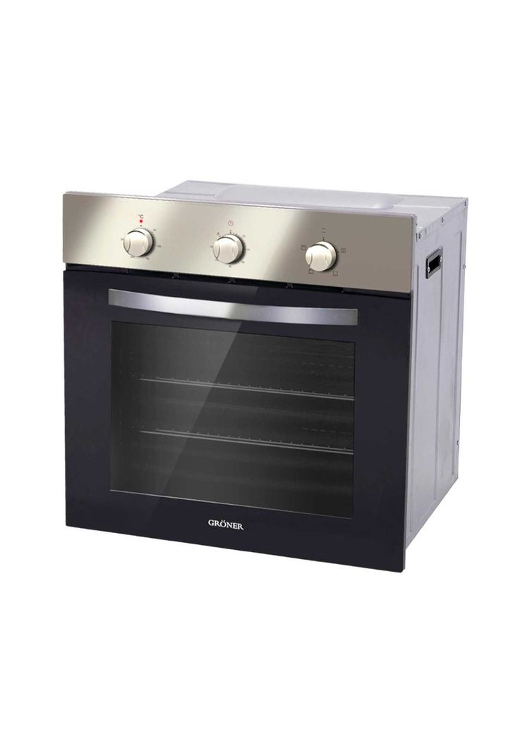 Horno Eléctrico Empotrable Gröner Inox 4F 60L-0