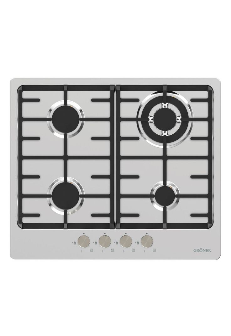 Encimera a Gas Gröner Inox 4Q-0