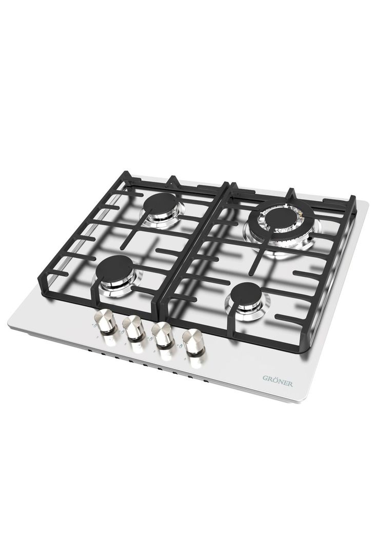 Encimera a Gas Gröner Inox 4Q-1