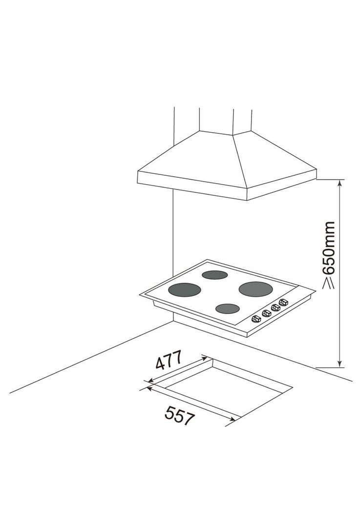 Encimera Eléctrica Gröner Inox 4Q-3
