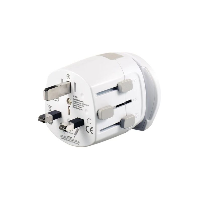 ADAPTADOR ENCHUFE UNIVERSAL CON TIERRA - 3 CLAVIJAS-2