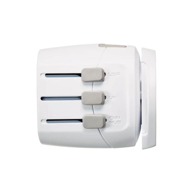 ADAPTADOR ENCHUFE UNIVERSAL CON TIERRA - 3 CLAVIJAS-5