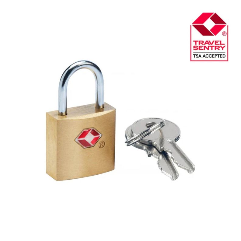 CANDADO TSA BRONCE CON LLAV